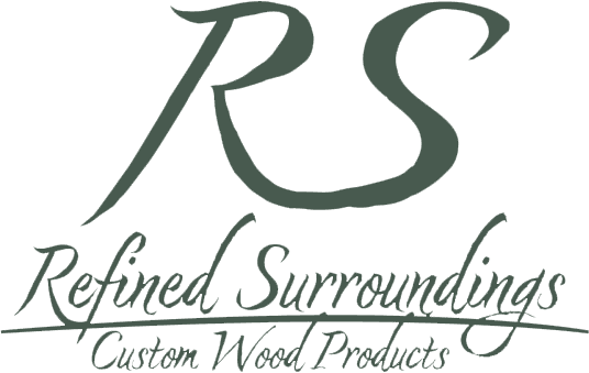 Refined Surroundings logo – handcrafted wood goods from St. Louis