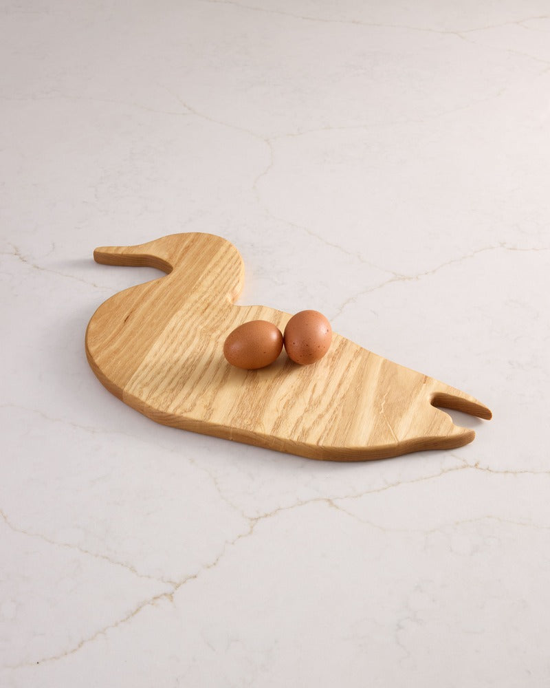Custom Duck-Shaped Cutting Board