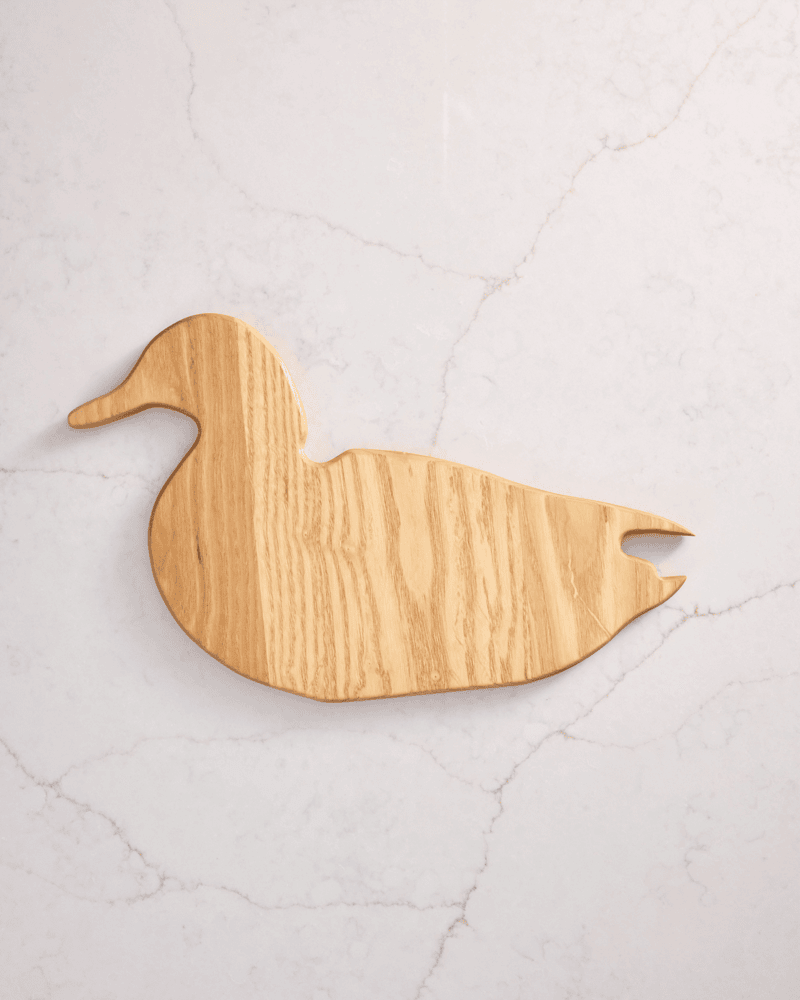 Custom Duck-Shaped Cutting Board