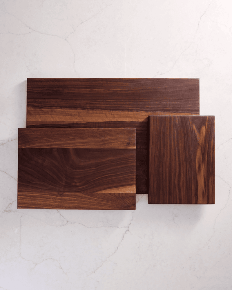 Serving tray setup – custom wood serving board by Refined Surroundings