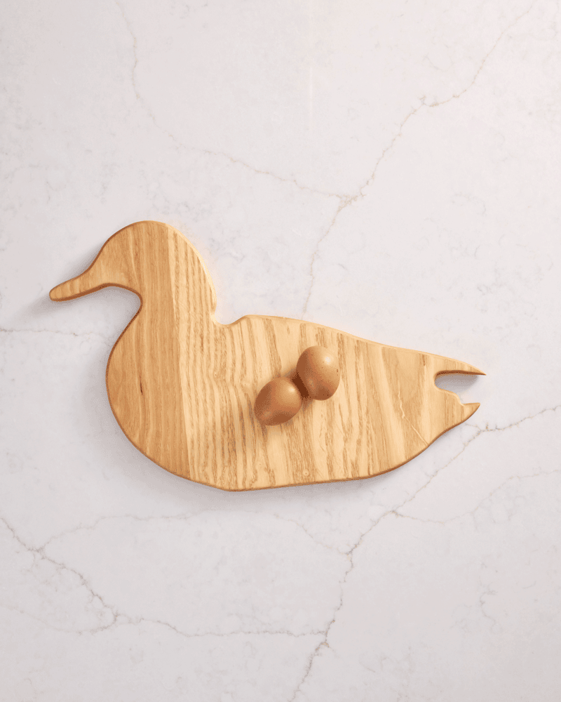 Custom Duck-Shaped Cutting Board